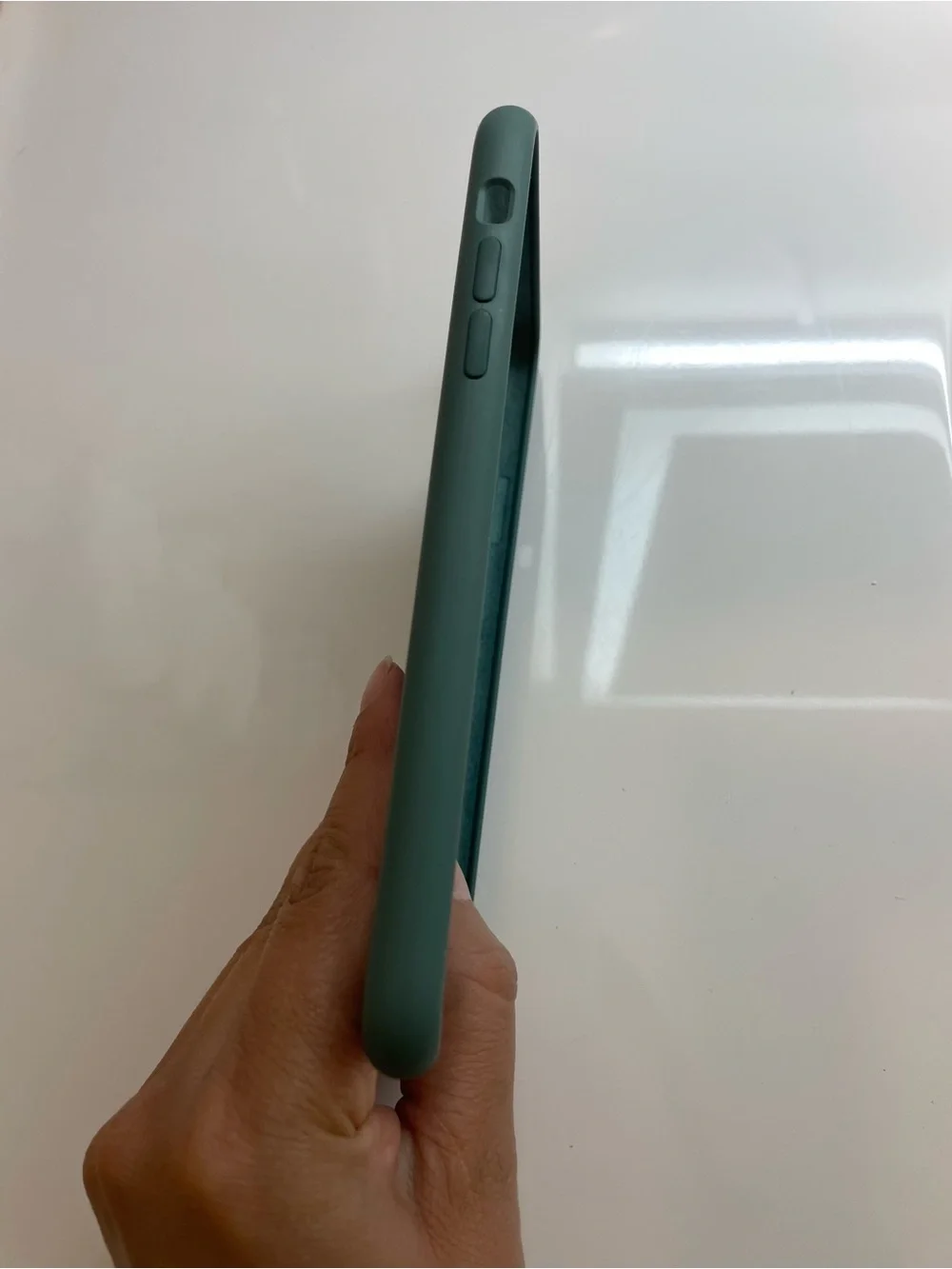 Apple Silicone iPhone Case - Teal